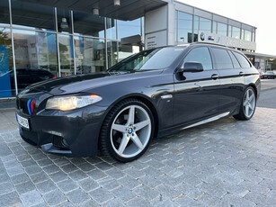 BMW 5-serie 520D 2.0-184. DAB M-Sport-Pano-Hud-Navi-Skinn-Key less.