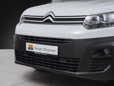 Citroen Berlingo L1 Proff H-feste 3-seter Apple Carplay DAB Skyvedør