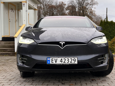 Tesla Model X 75D 7-seter premium, garanti ut 2024!