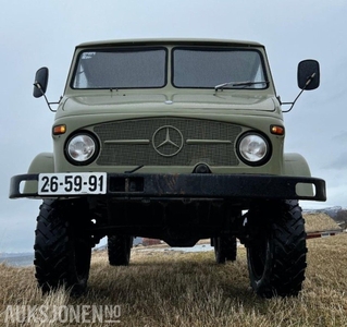 Mercedes-Benz Unimog 404 Doka med dobbeltkabin 8395km