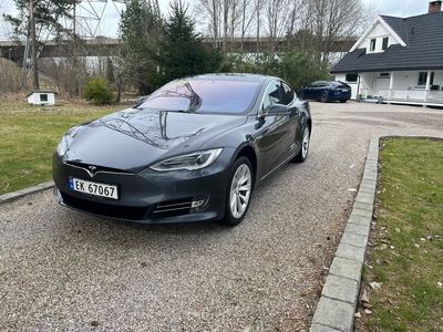 Tesla Model S 75D, nylig påkost, 4x4 Skinn/Carbon Luftfjæring/AP/pano