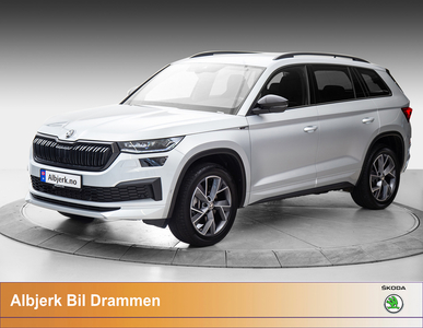 2023 Skoda Kodiaq 7s sportline tdi 200hk 4x4 El-seter Webasto H-feste