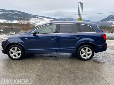 Audi Q7 3.0 TDI 245HK QUATTRO S-LINE 7-SETER AUTOMAT WEBASTO RY