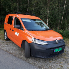 Volkswagen Caddy Cargo + 2,0 TDI 122hk dsg,. LED, Webasto, 2xSkyvedør ++