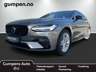 2022 Volvo V90 T6 340hk AWD R-Design ELEKTRISKREKKEVIDDE 57 KM WLTP