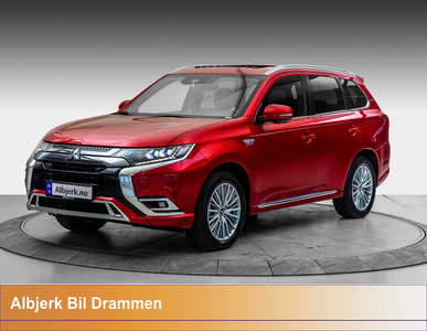 2020 Mitsubishi Outlander PHEV Instyle+/360-Kam/Soltak/H-feste/Skinn/El-sete