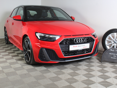 2019 Audi A1 35 TFSI 150hk S-LINE S-TRO 2xS-line/Acc/Led/Navi/Sportsseter&ratt/Park.sensorer bak++