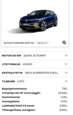 Renault Megane E-Tech Electric 220 Iconic