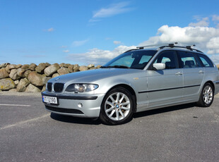 BMW 3-serie Touring Aut. Sport seter delskinn sort taktrekk