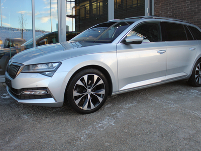 2021 Skoda Superb stv L&K 200hk TDI DSG/4x4 Vent.el.memoseter/LED-Matrix/Krok(2200kg)/Pano/Webasto++