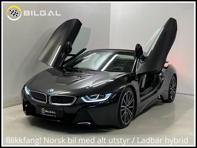 BMW i8 374HK Roadster Laser HeadUp Harman/Kardon Skinn Norsk