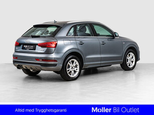 Audi Q3 150 hk tfsi s tronic H.feste/Kamera/Delskinn/Cruise