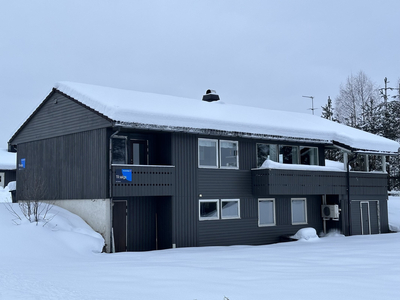 Fint beliggende enebolig med sokkeletasje, fint kjøkken og nyere bad