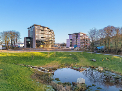 Romslig nyoppført leilighet med nydelig utsikt mot Kleppeloen! Innglasset hagestue og solrik terrasse.