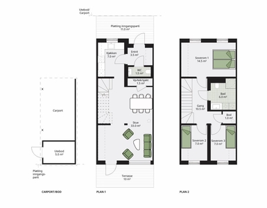 Havresletta 17E - Rekkehus