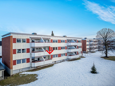 Andelsleilighet i 1. etasje med 2 soverom og solrik balkong.