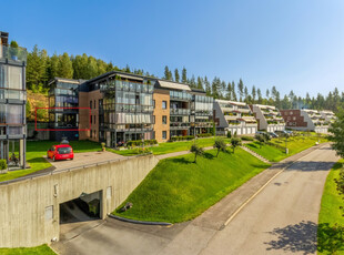 Lys og pen 3-roms leilighet med sentral beliggenhet nær Svartholtet. Garasjeplass i kjeller. Heis.