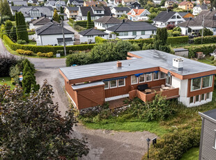 Enebolig i funkis m/alt på ett-plan| Innredet underetasje | Solrikt og barnevennlig m/kort vei til skole og strand