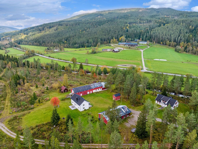 Gårdsbruk i Rendalen med to meget gode våningshus, seter på Møyåvollen og fiskebu og båtnaust på Elvålsvollen.