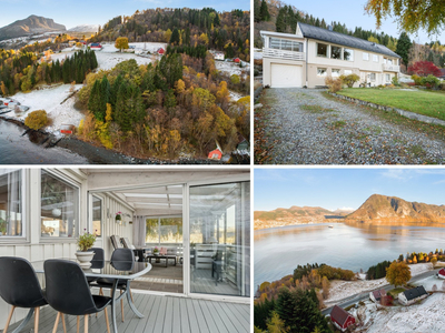 Småbruk med velhalden bustad og flott fjordutsikt - Naust og strandlinje - Jaktrett