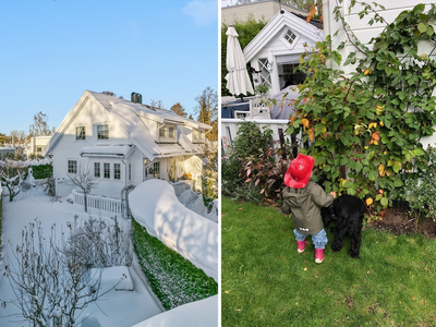 Idyllisk halvpart av vertikaldelt bolig|Nydelig hage og uteplasser|Utsikt|Barnevennlig|Hybel - Søknad bruksendring PBE