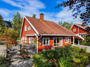 Innholdsrik og velholdt enebolig. 4 soverom. Terrasse på ca. 82 m². Carport. Barnevennlig i blindvei. Ca 5 min til buss.