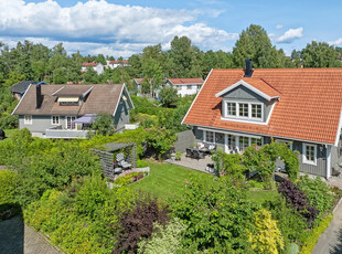 Flott vestvendt eiendom på øvre Flaskebekk med særdeles gode solforhold, nydelig hage og garasje. Kort vei til 