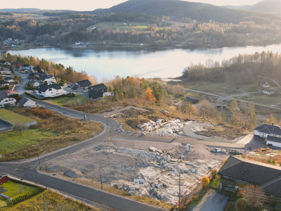 Infrastrukturen er ferdig! Start bygging når du selv ønsker! Nøkkelferdig 