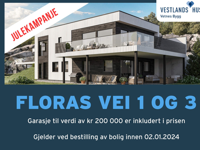 JULEKAMPANJE - GRATIS GARASJE ved kjøp av bolig - IME 3 - Floras Vei 1 eller 3 !