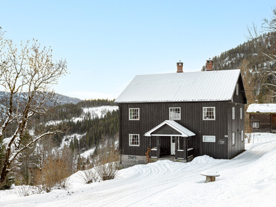 Skogeiendom på 647,5 daa og idyllisk gårdstun med våningshus og uthus | Kort veg til Åmot og Dalen