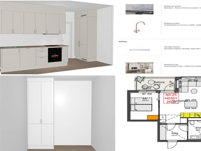 LØRENSKOG Søster Mathildes gate 47/Gårdskvartalet, leil. 1-25 1-25