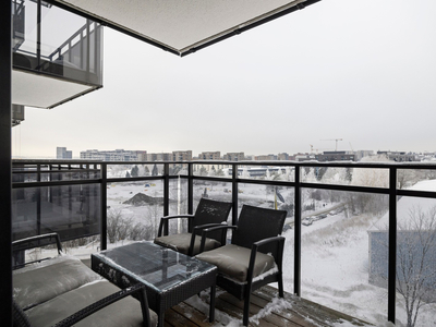 Lys, moderne 4-roms i nybygg fra 2018 | Heis | Solrik, vestvendt balkong | Utsikt | Garasjeplass | Fjernvarme + Bredbånd