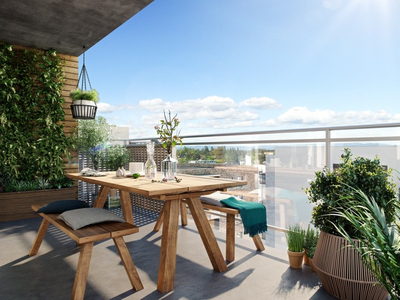 Saga Terrasse, Jessheim sentrum - Ny 2-roms selveier ferdigstilles 24. jan! 7 m² sydvendt balkong, heis og mulig p-plass