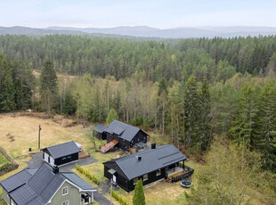 Koselig og oppgradert minibruk med fin beliggenhet mellom Mo og Sand - romslig låve - garasje - stor tomt!