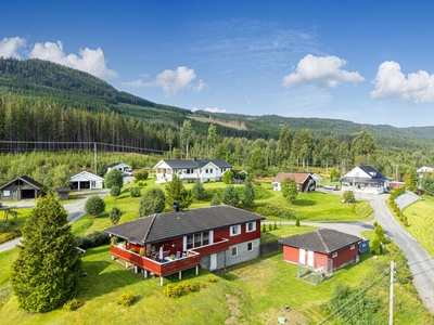 Trivelig bolig med fin utsikt over Randsfjorden - Landlig og rolig - 3 sov - Dobbel garasje