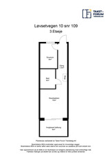 Flott og moderne 2- roms leilighet i 3. etasje - Sørvendt, innglasset balkong - Parkering i kjeller - Heis